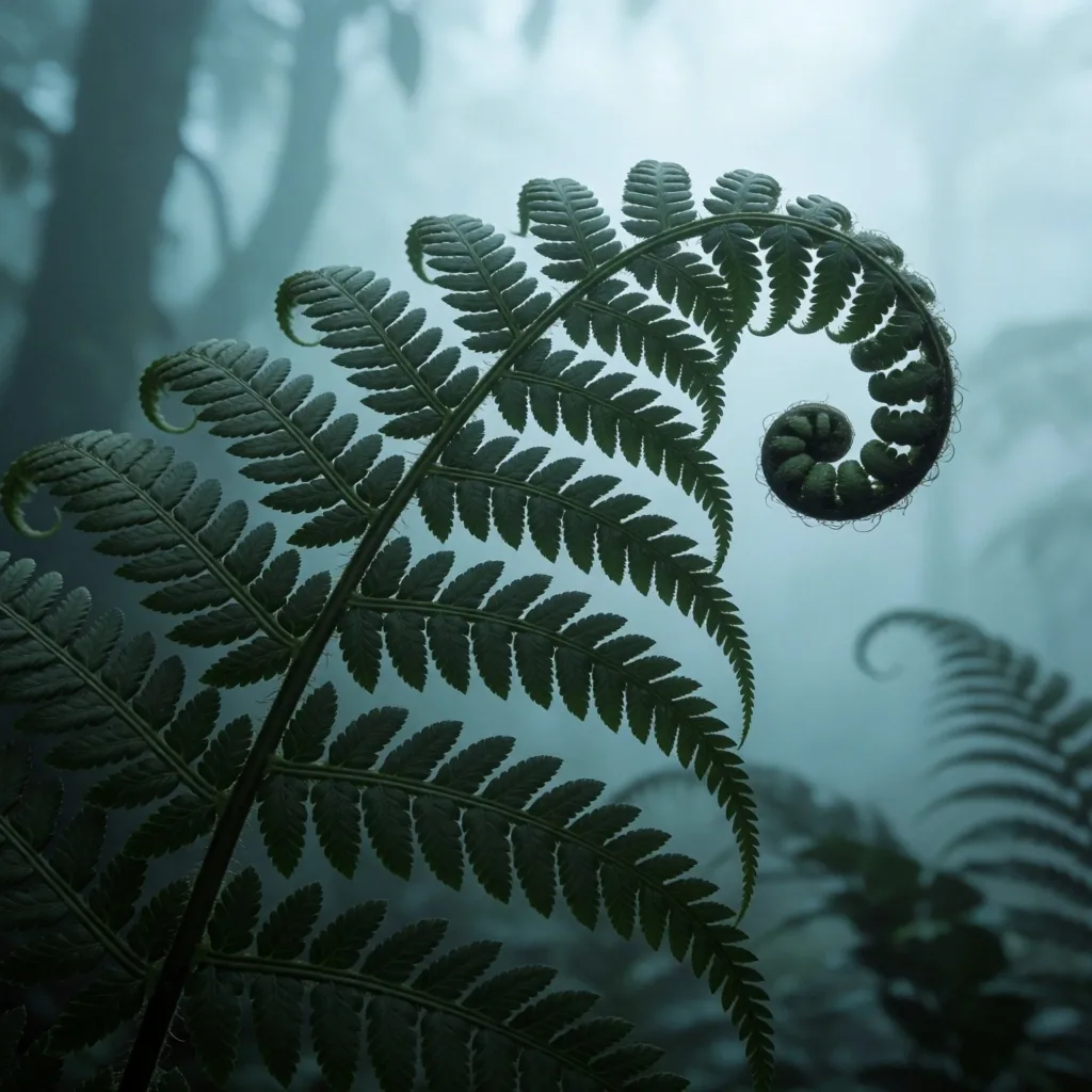 Fern frond detail